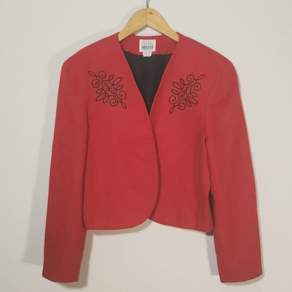 Vintage Leslie Fay Wool Jacket - Picture 5 of 12